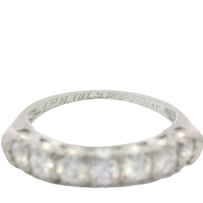 Vintage Platinum 0.70ctw Diamond Ring