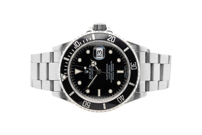 Rolex 16610T Submariner Black Dial and Black Bezel Tritium Dial Watch