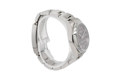 Rolex 177200 Oyster Perpetual Grape Roman Dial Watch