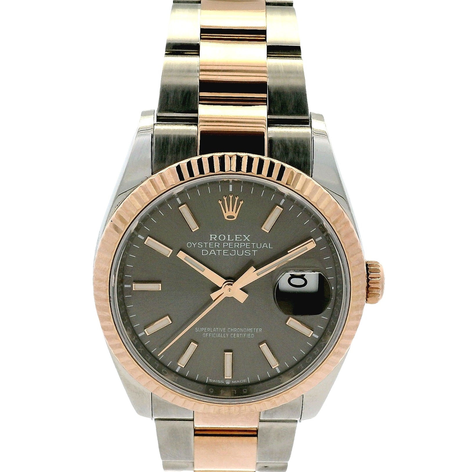Rolex Rose Gold and Stainless Steel 