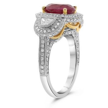Oval Ruby Ring — view 3
