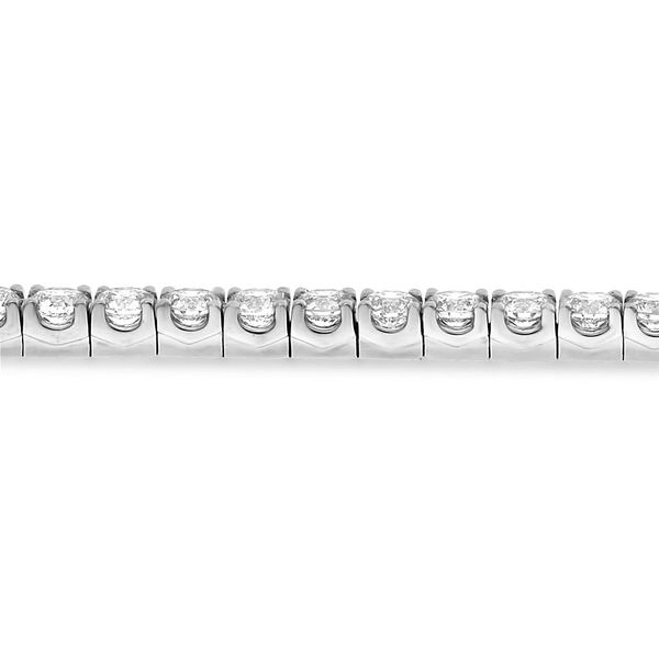 5-Carat White Diamond Tennis Bracelet — view 3