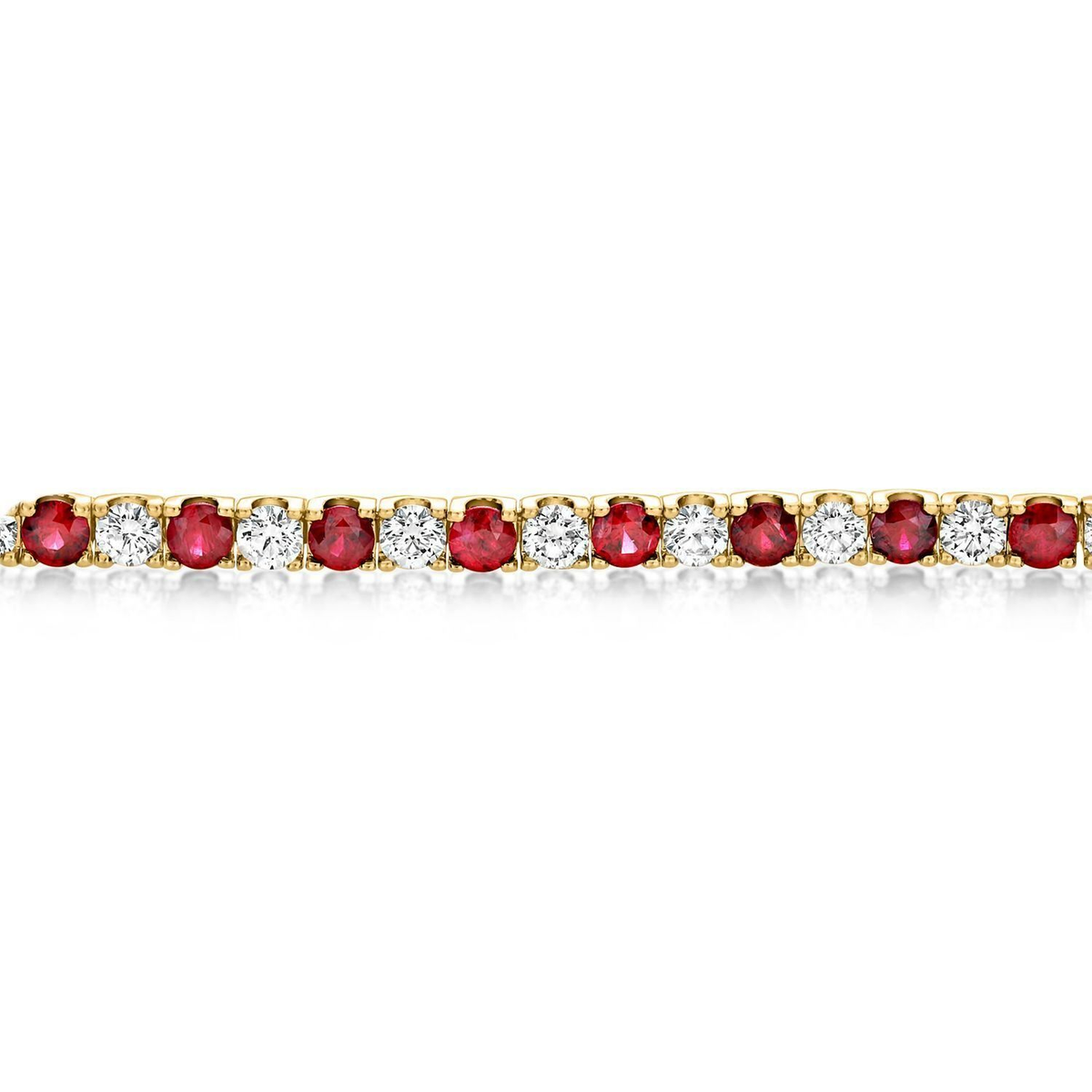 Round Ruby Bracelet — view 2
