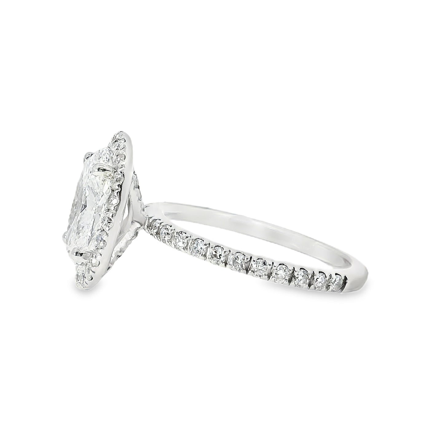 14k White Gold 1.50ct GIA Certified Round Brilliant Diamond Engagement Ring