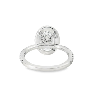 14k White Gold 1.50ct GIA Certified Round Brilliant Diamond Engagement Ring