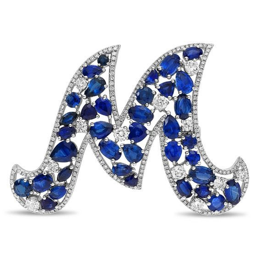 Sapphire Pendant — view 1