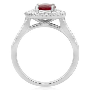 Oval Ruby Ring — view 2