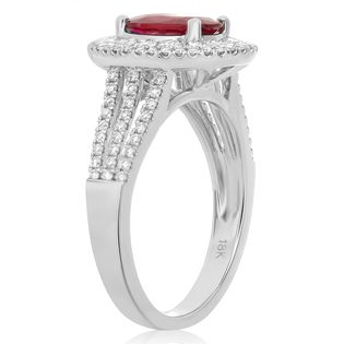 Oval Ruby Ring — view 3
