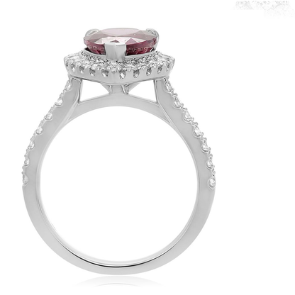 Pear Shape Ruby Ring — view 2