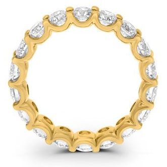 Round Diamond Ring — view 3