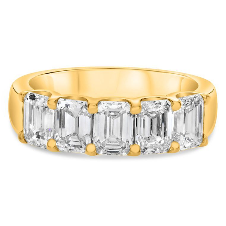 Emerald Cut Diamond Ring — view 1