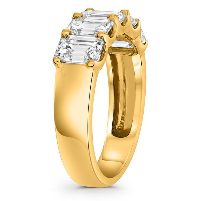 Emerald Cut Diamond Ring — view 3