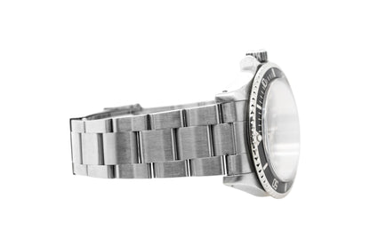 Vintage Rolex Submariner 5513 Stainless Steel Black Dial Watch