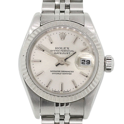 Rolex 69174 Datejust Stainless Steel 26mm Silver Dial Ladies Watch