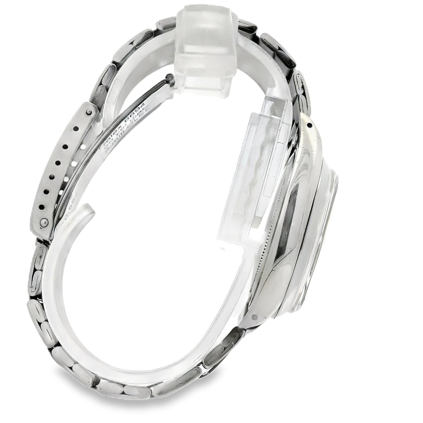 Rolex 6694 Oysterdate Stainless Steel Yellow Dial Watch