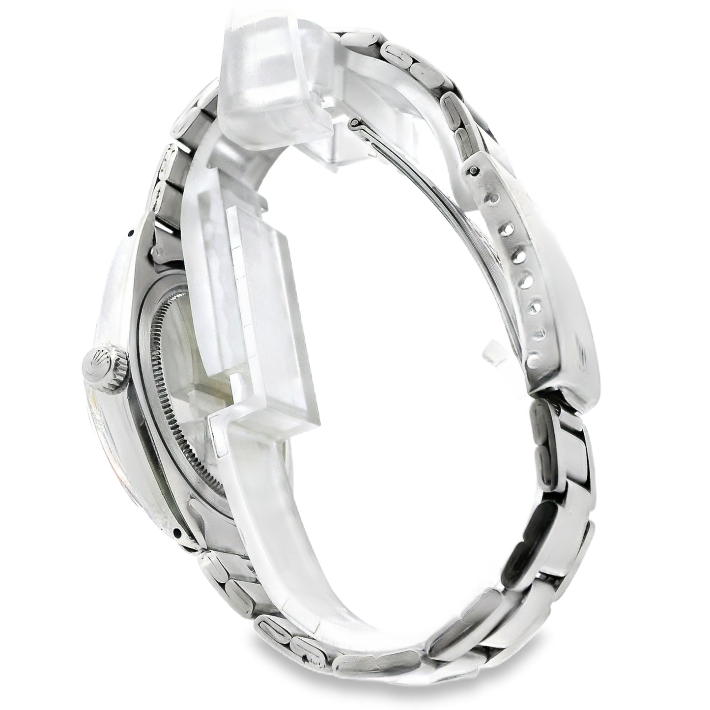 Rolex 6694 Oysterdate Stainless Steel Yellow Dial Watch