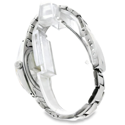 Rolex 6694 Oysterdate Stainless Steel Yellow Dial Watch