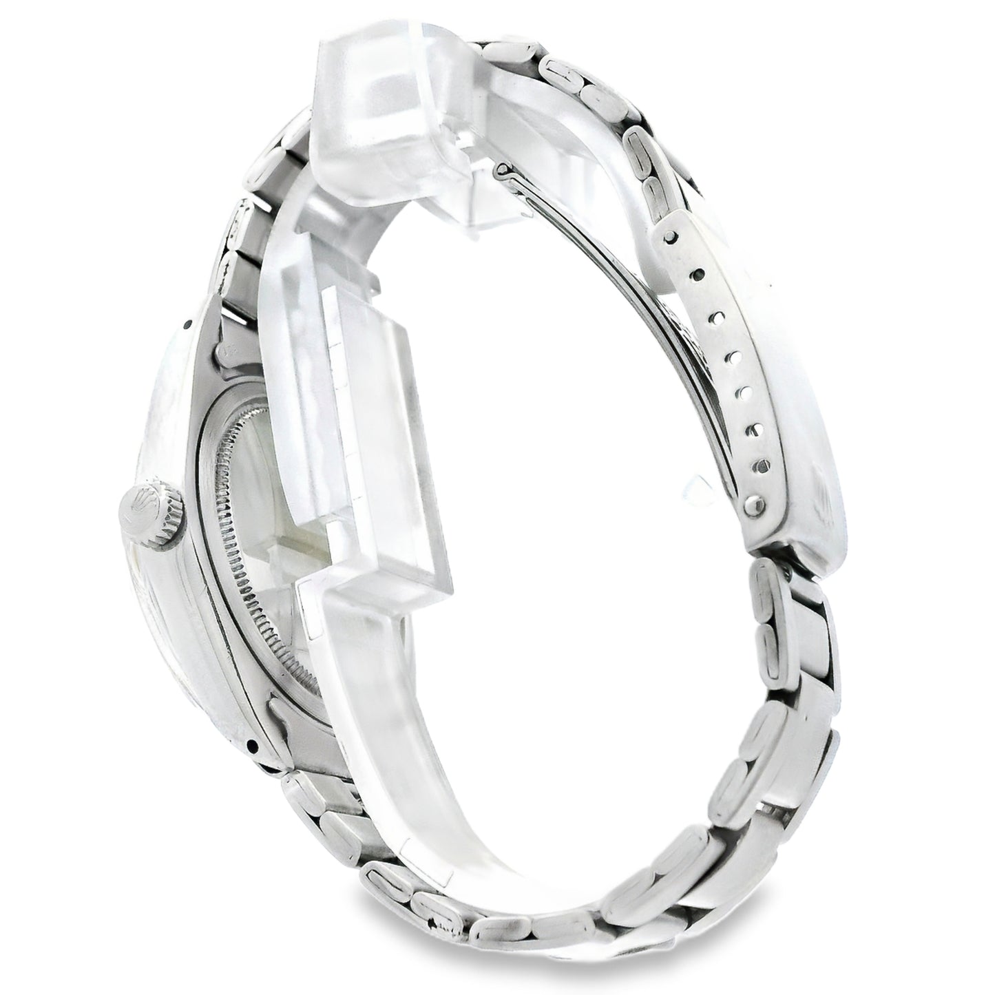 Rolex 6694 Oysterdate Stainless Steel Yellow Dial Watch