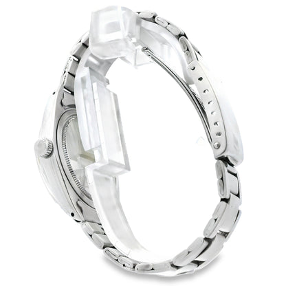 Rolex 6694 Oysterdate Stainless Steel Yellow Dial Watch