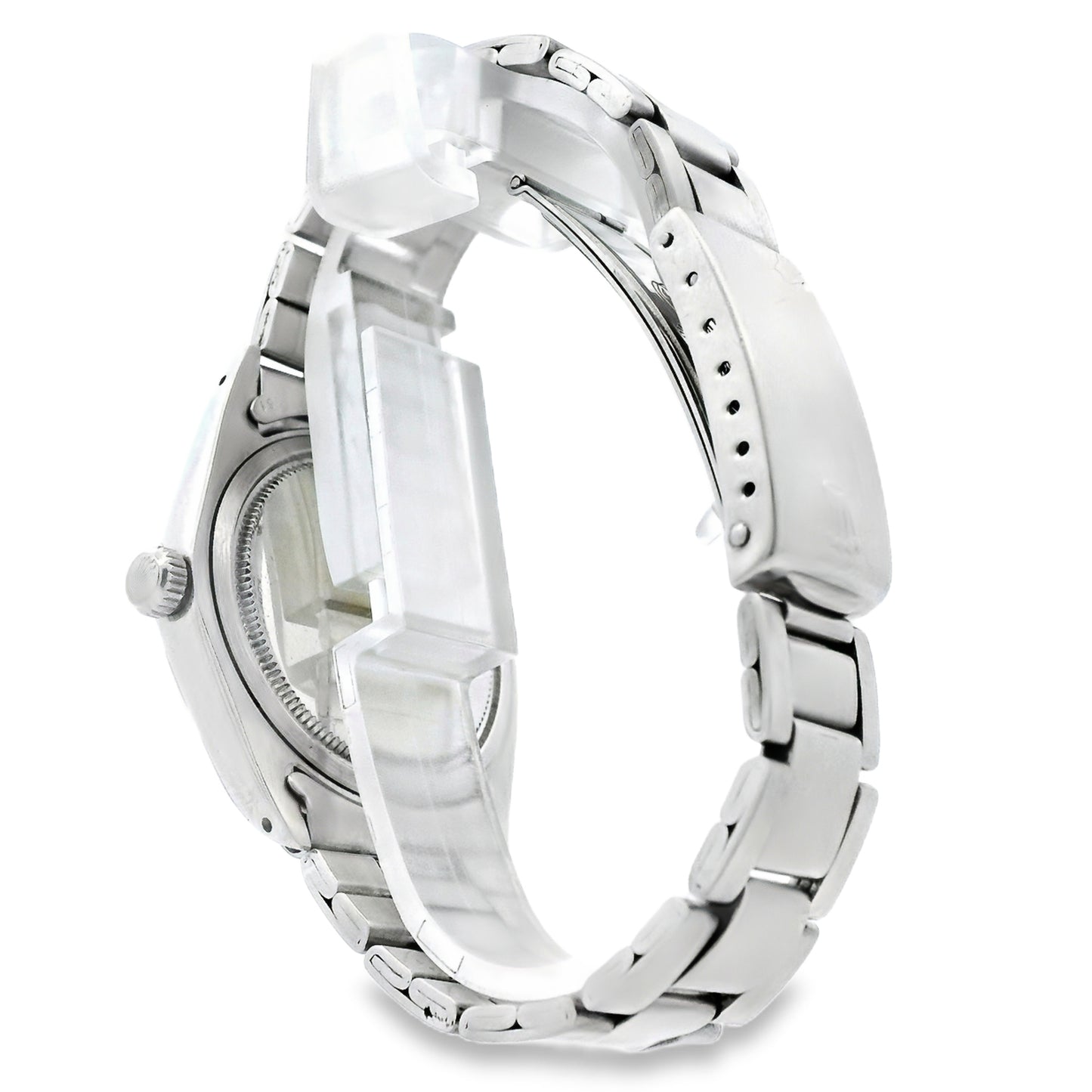 Rolex 6694 Oysterdate Stainless Steel Yellow Dial Watch