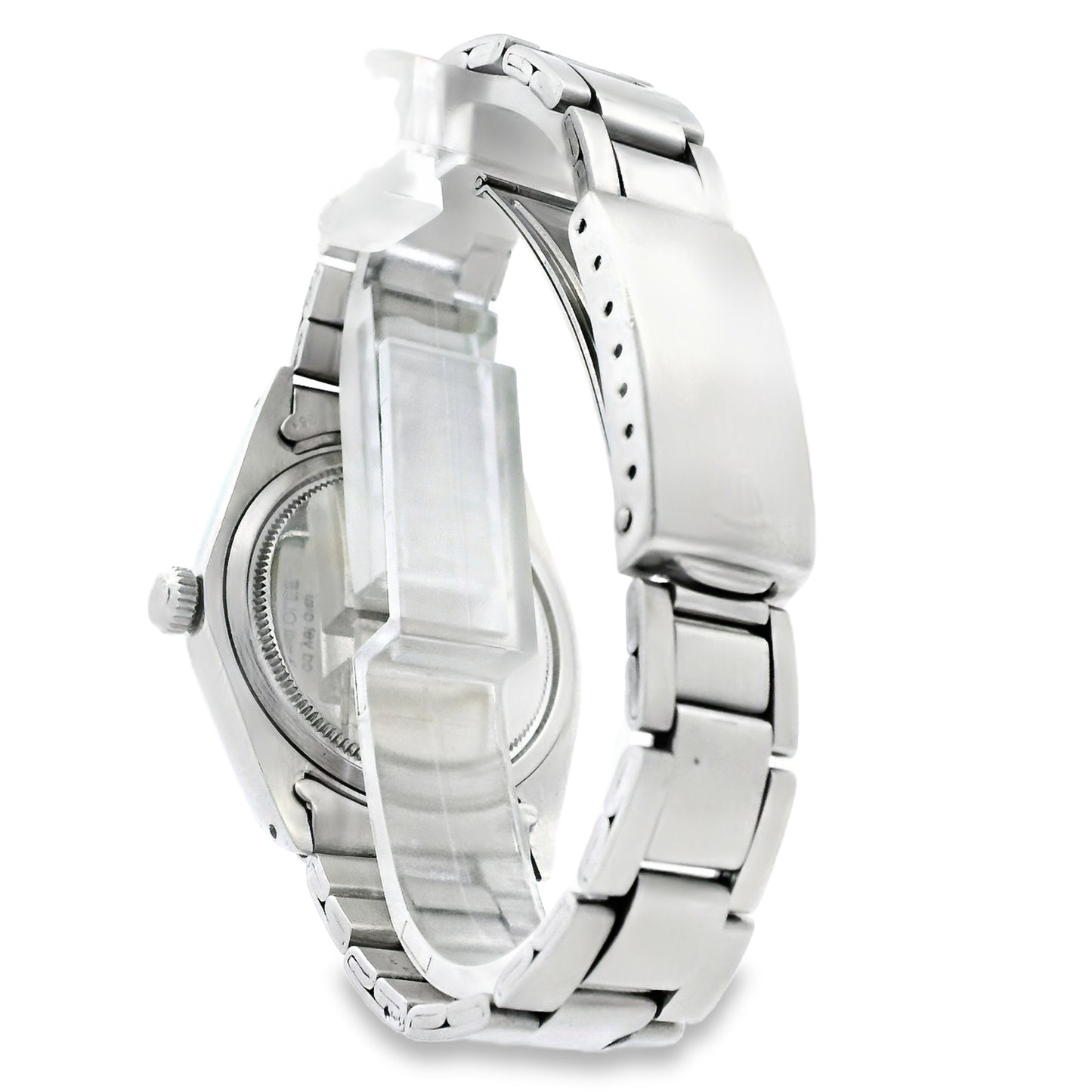 Rolex 6694 Oysterdate Stainless Steel Yellow Dial Watch