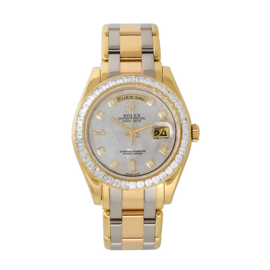 Rolex 18958BR Day-Date 18k Tridor Meteorite Dial Masterpiece Watch