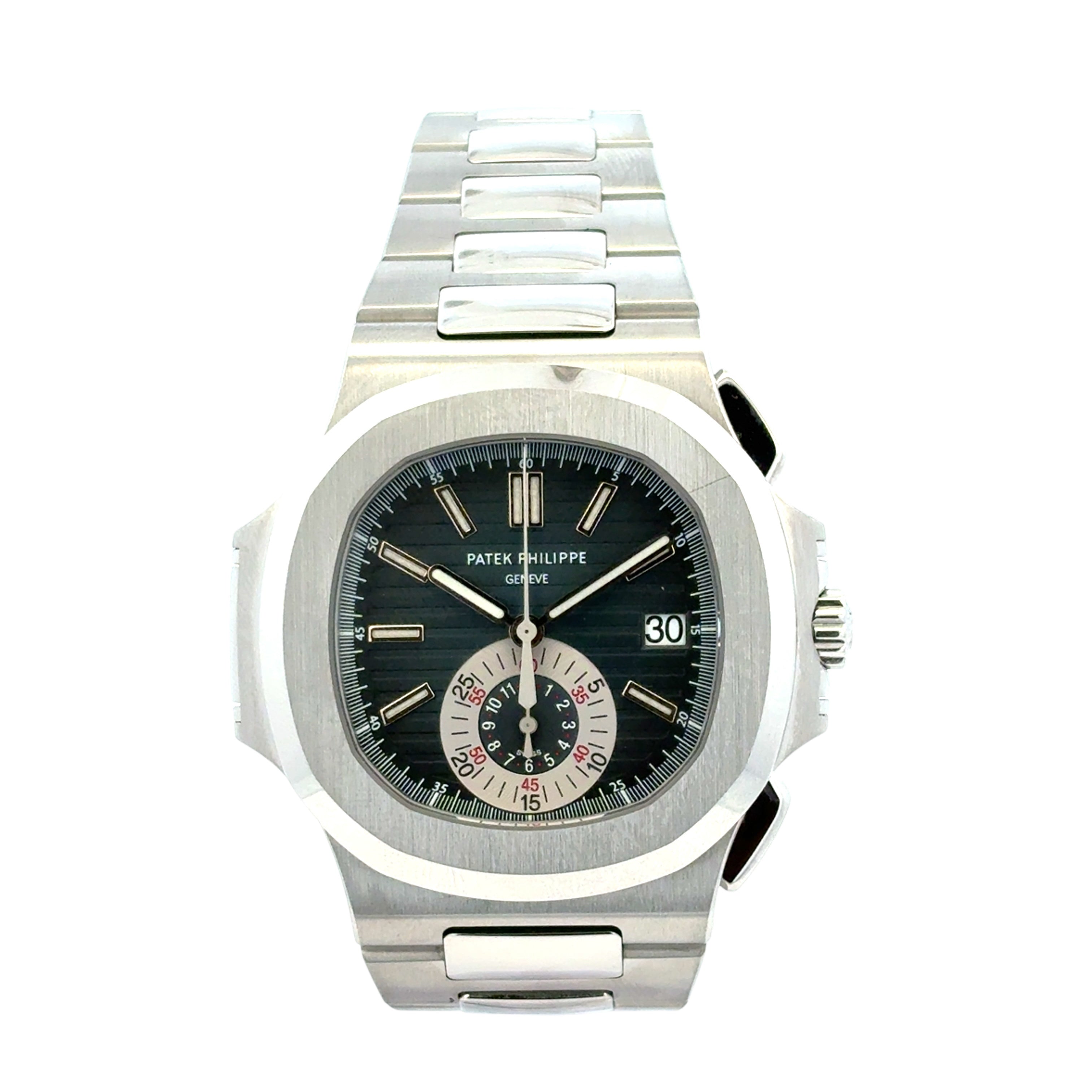 Patek Philippe 5980/1A 001 Nautilus Blue Dial Stainless Steel Watch