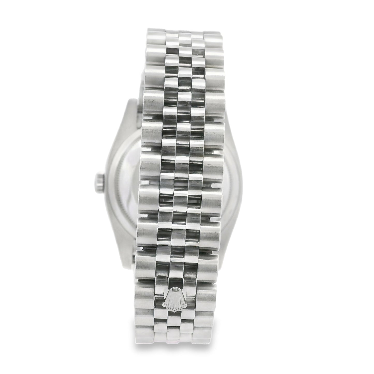 Rolex 116234 Datejust Stainless Steel and 18k White Gold Bezel Factory Black Dial 36mm Watch