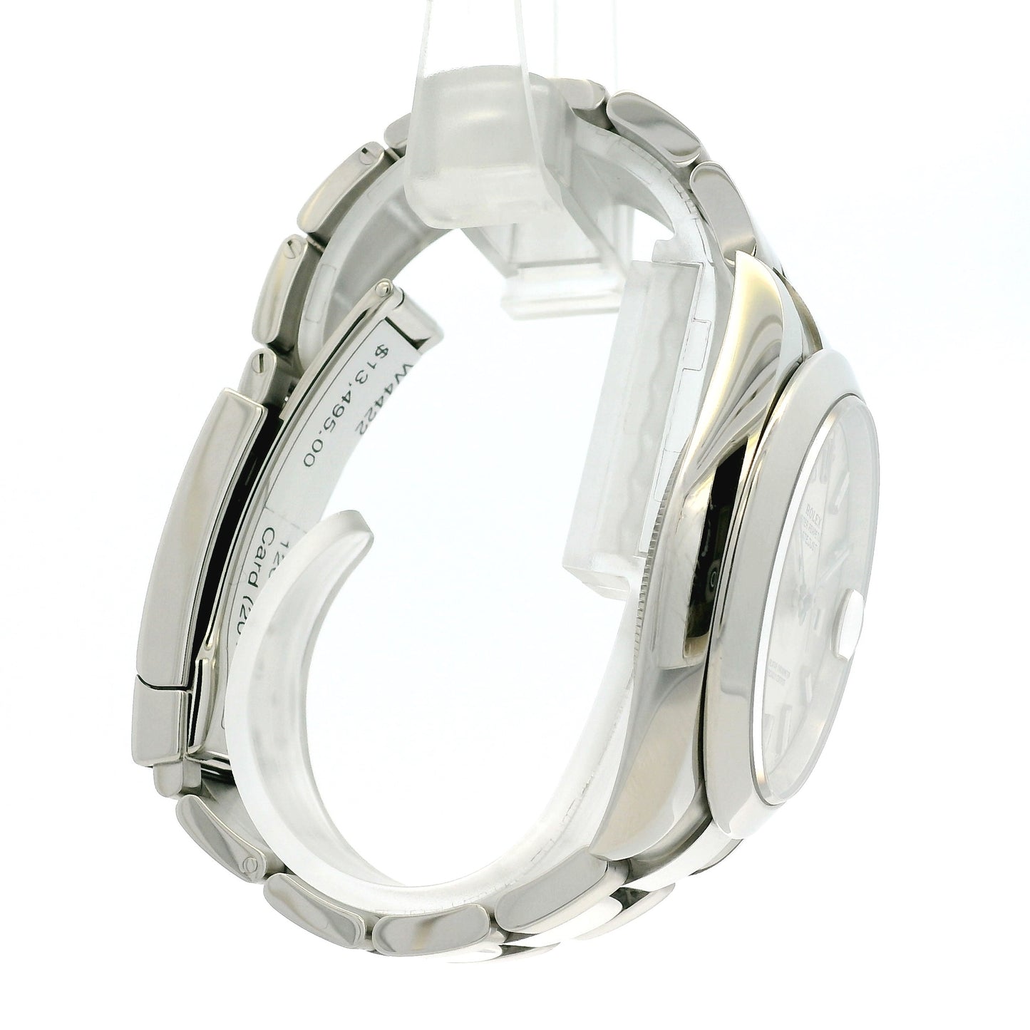 Rolex Datejust 126300 Stainless Oystersteel with Silver Stick Dial Watch