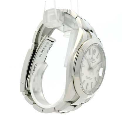 Rolex Datejust 126300 Stainless Oystersteel with Silver Stick Dial Watch