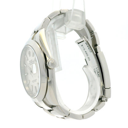 Rolex Datejust 126300 Stainless Oystersteel with Silver Stick Dial Watch