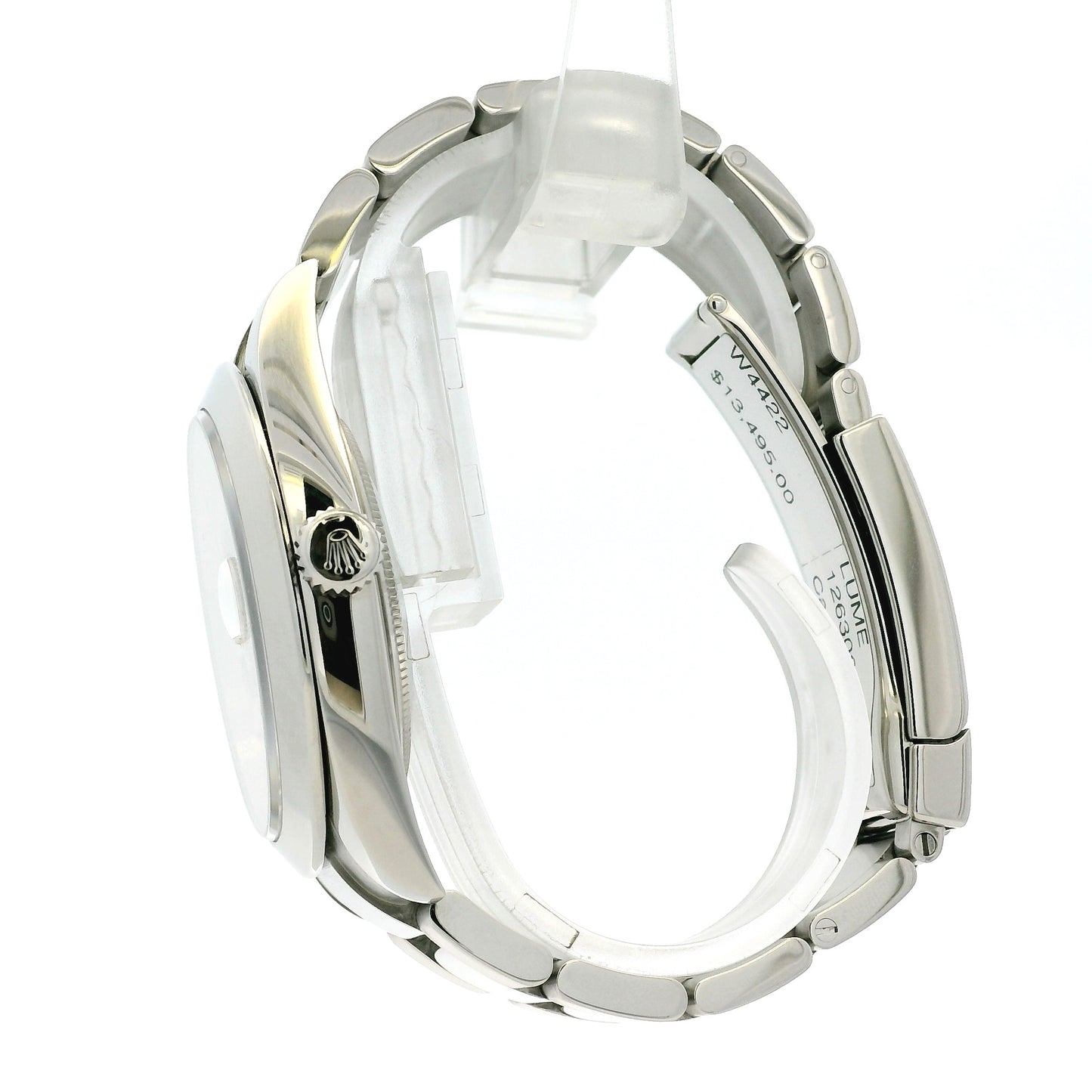 Rolex Datejust 126300 Stainless Oystersteel with Silver Stick Dial Watch