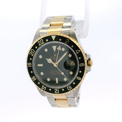 Rolex 16713 GMT-Master 18k Yellow Gold and Stainless Steel Watch