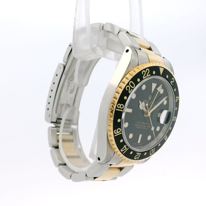 Rolex 16713 GMT-Master 18k Yellow Gold and Stainless Steel Watch