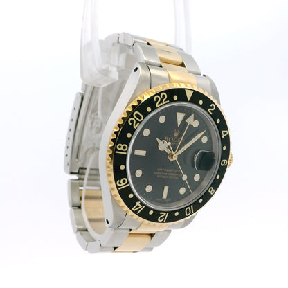Rolex 16713 GMT-Master 18k Yellow Gold and Stainless Steel Watch