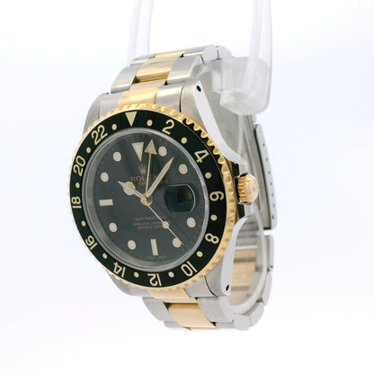 Rolex 16713 GMT-Master 18k Yellow Gold and Stainless Steel Watch