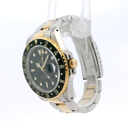 Rolex 16713 GMT-Master 18k Yellow Gold and Stainless Steel Watch