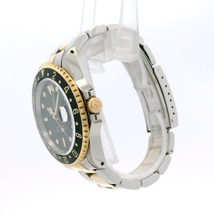 Rolex 16713 GMT-Master 18k Yellow Gold and Stainless Steel Watch