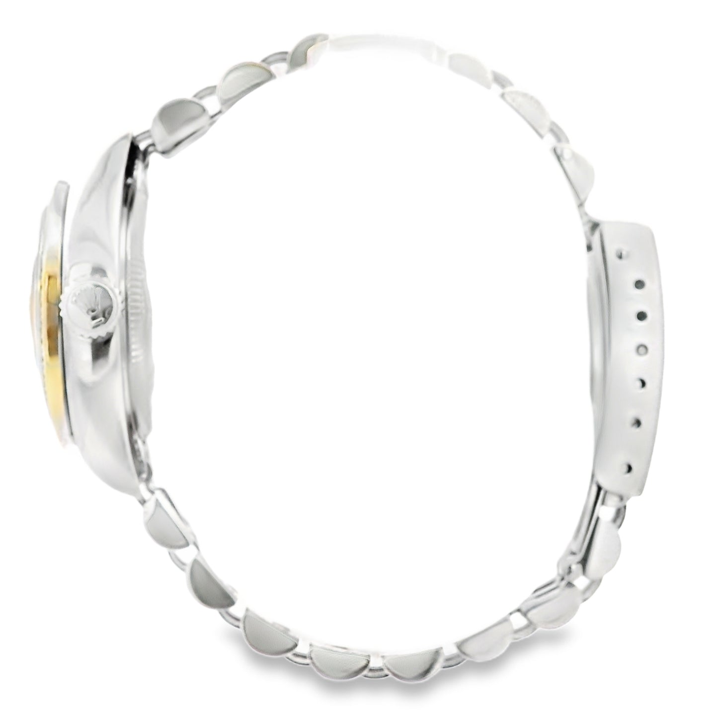 Rolex 79160 Datejust 26mm Aftermarket Mother of Pearl Diamond Dial and Bezel Watch