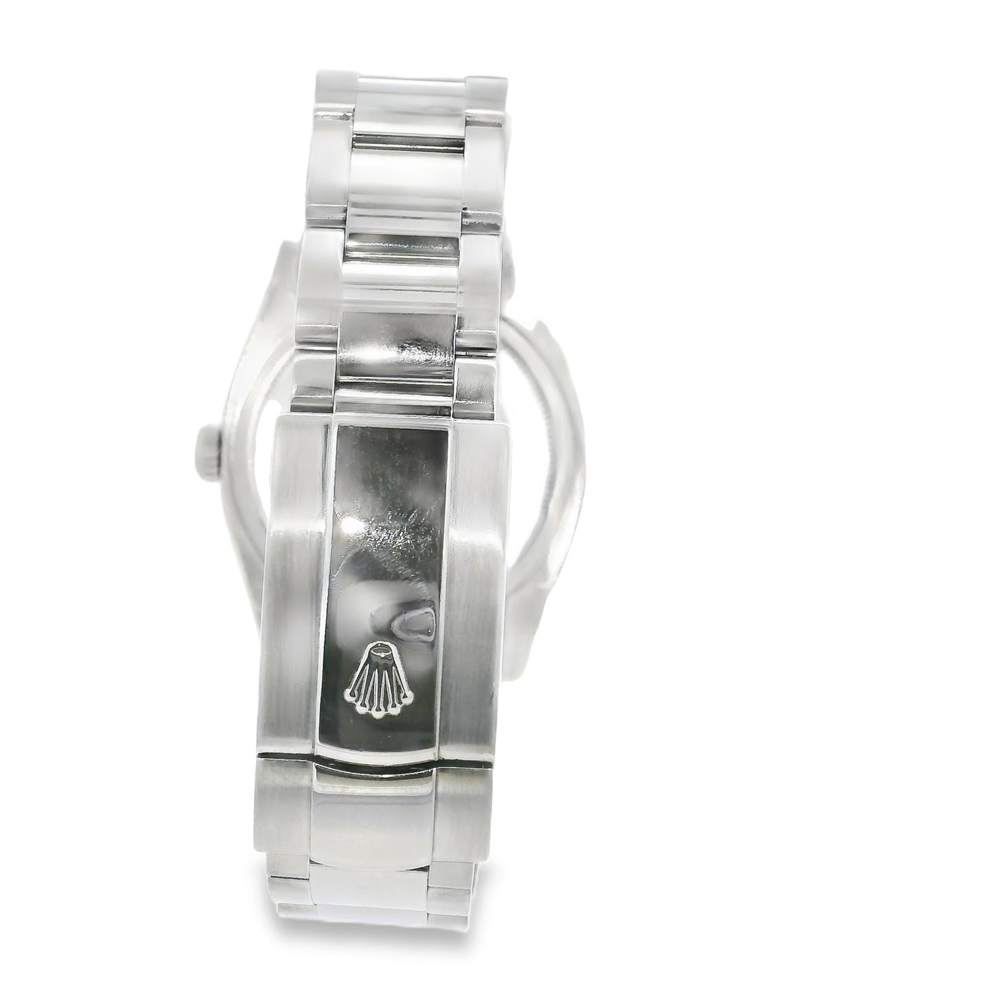 Rolex Datejust 116200 Stainless Steel 36mm Aftermarket Mother of Pearl Diamond Dial Watch