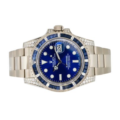 Rolex 116659SABR Submariner 18k Sapphire & Diamond Watch