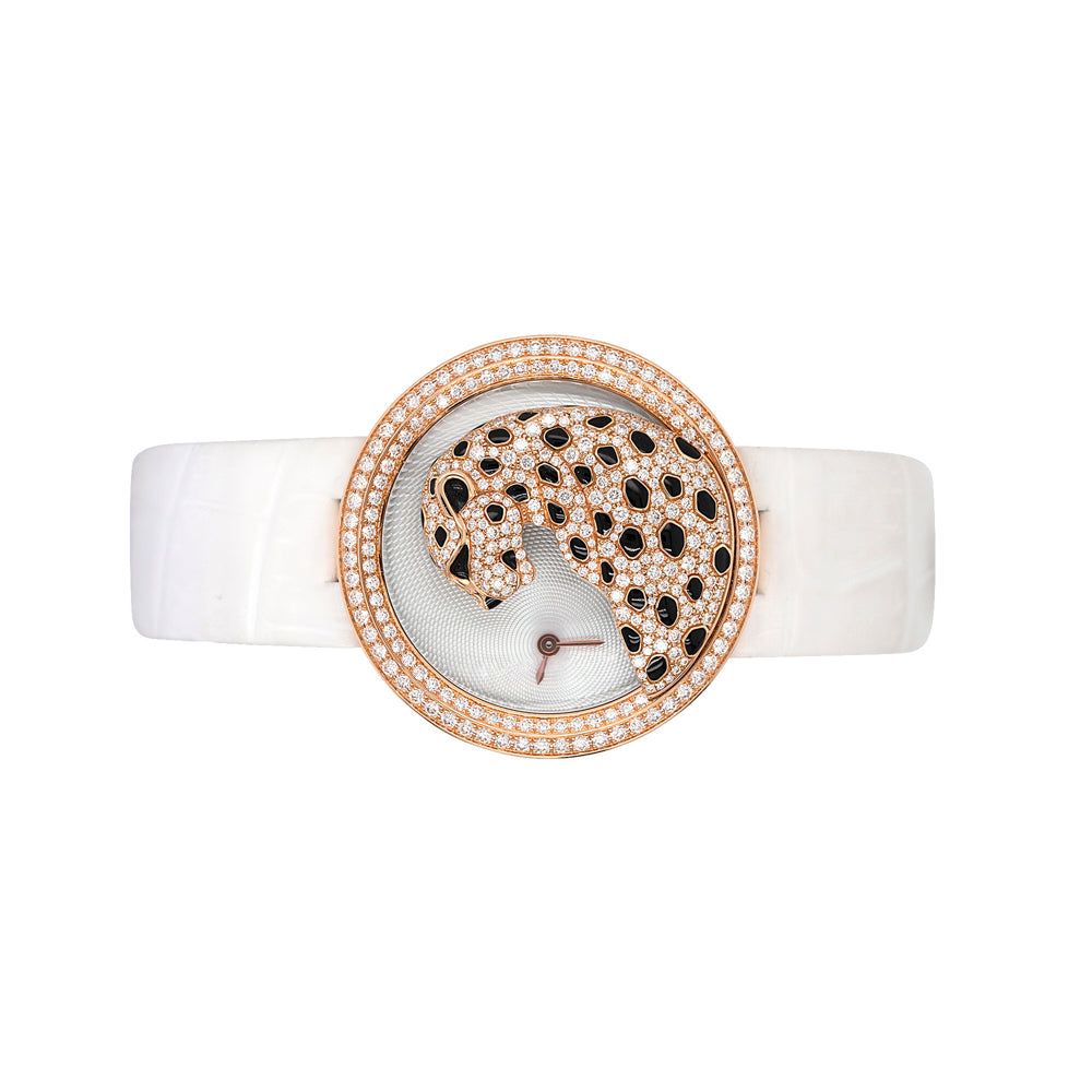 Cartier HPI00762 Panthere Divine Rose Gold Diamond Ladies Watch
