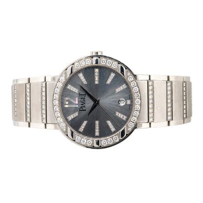 Piaget Polo P10183 18k White Gold Diamond Ladies Watch