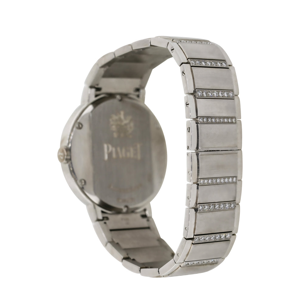 Piaget Polo P10183 18k White Gold Diamond Ladies Watch