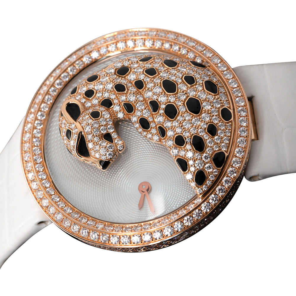 Cartier HPI00762 Panthere Divine Rose Gold Diamond Ladies Watch