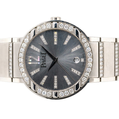 Piaget Polo P10183 18k White Gold Diamond Ladies Watch