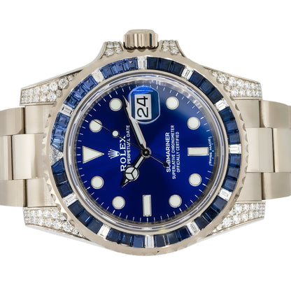 Rolex 116659SABR Submariner 18k Sapphire & Diamond Watch