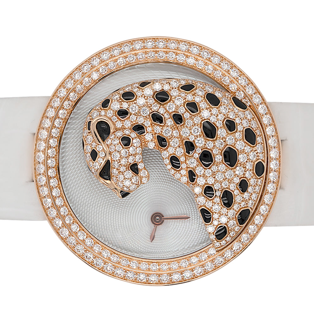 Cartier HPI00762 Panthere Divine Rose Gold Diamond Ladies Watch