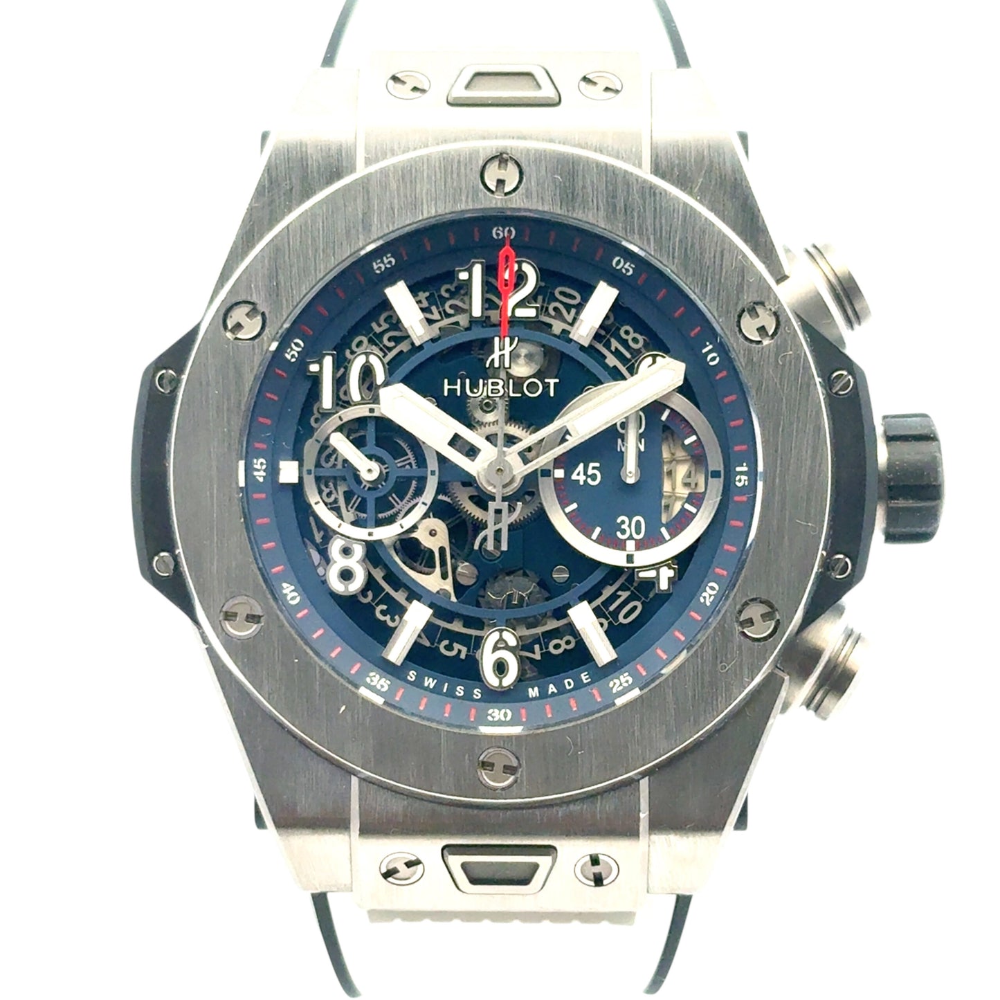 Hublot Big Bang Unico 421.NX.5170.RX Titanium Blue Dial 44mm Watch