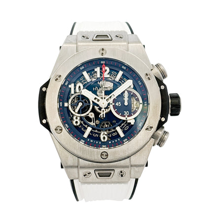 Hublot Big Bang Unico 421.NX.5170.RX Titanium Blue Dial 44mm Watch